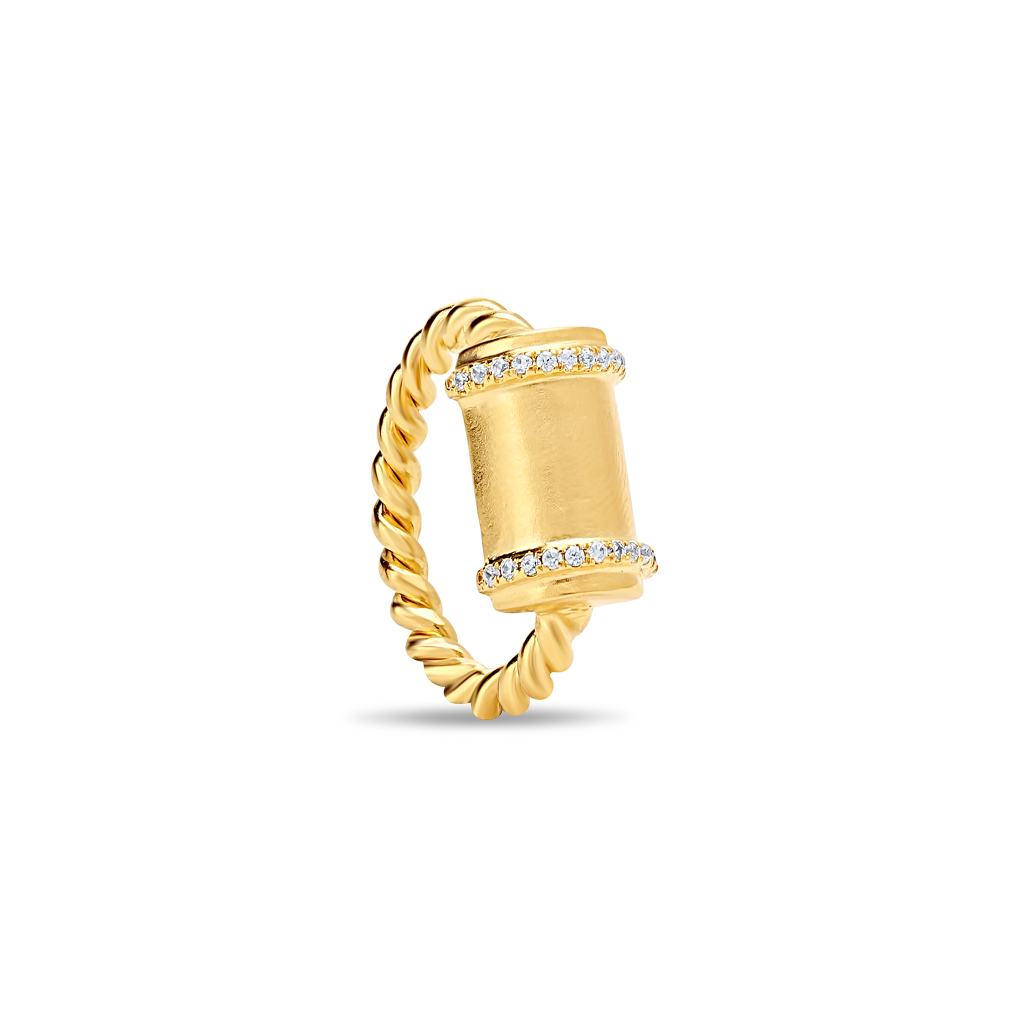 Golden Flame Ring