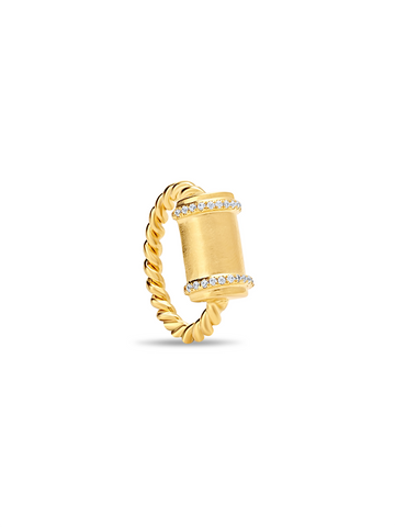 Golden Flame Ring