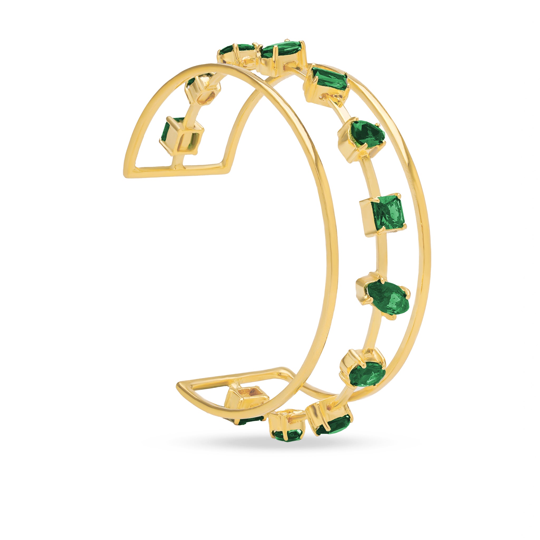 Emerald Horizon Bangle